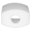 Design House Dove Creek Square Glass Lighting Components in Frosted White