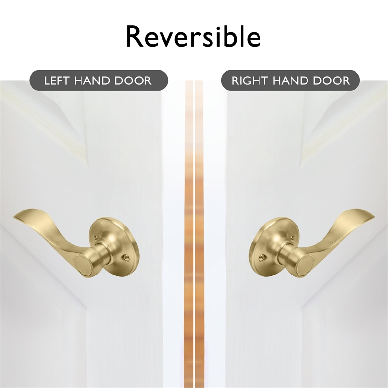 Design House Springdale Satin Gold Door Handle