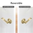 Design House Springdale Satin Gold Door Handle