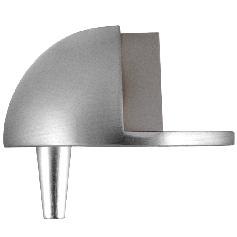 Design House Dome Metal Door Stop in Satin Nickel 10 Pack