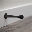Design House Solid Rigid Cast Stainless Steel Door Stop in Matte Black 20 Pack