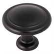 Design House Victorian Stainless Steel Cabinet Knob in Black 10 Pack