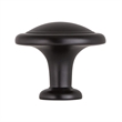 Design House Victorian Stainless Steel Cabinet Knob in Black 10 Pack