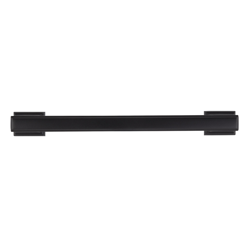 Design House Gage Metal Cabinet Pull in Matte Black 5 Inch 10 Pack
