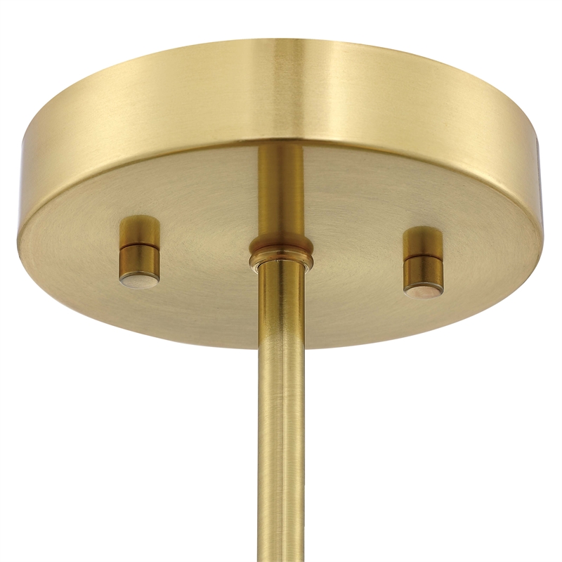 Design House Gracelyn Glass Ceiling Light in Satin Gold