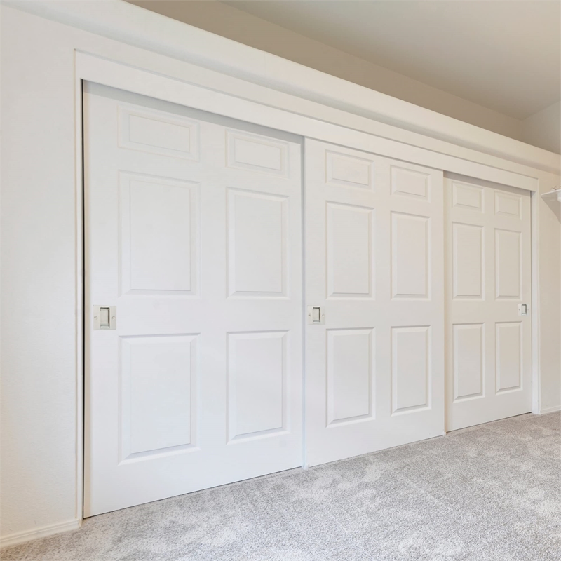 Design House Brass Pocket Passage Door Hardware in Satin Nickel 2 Pack