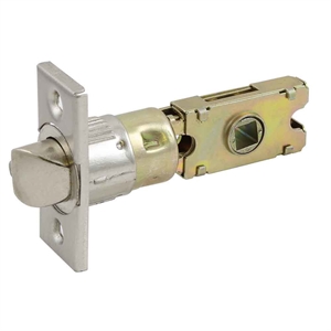 Design House Satin Nickel Universal 6 Way Square Spindle Metal Entry Door Latch