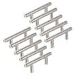 Design House Hollow 3 Inch Stainless Steel Cabinet Pulls in Satin Nickel 10 Pack