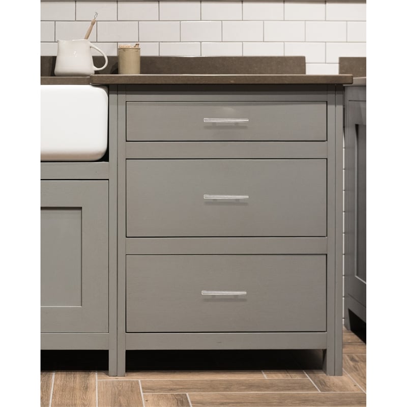 Design House Hollow 3 Inch Stainless Steel Cabinet Pulls in Satin Nickel 10 Pack
