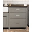 Design House Hollow 3 Inch Stainless Steel Cabinet Pulls in Satin Nickel 10 Pack