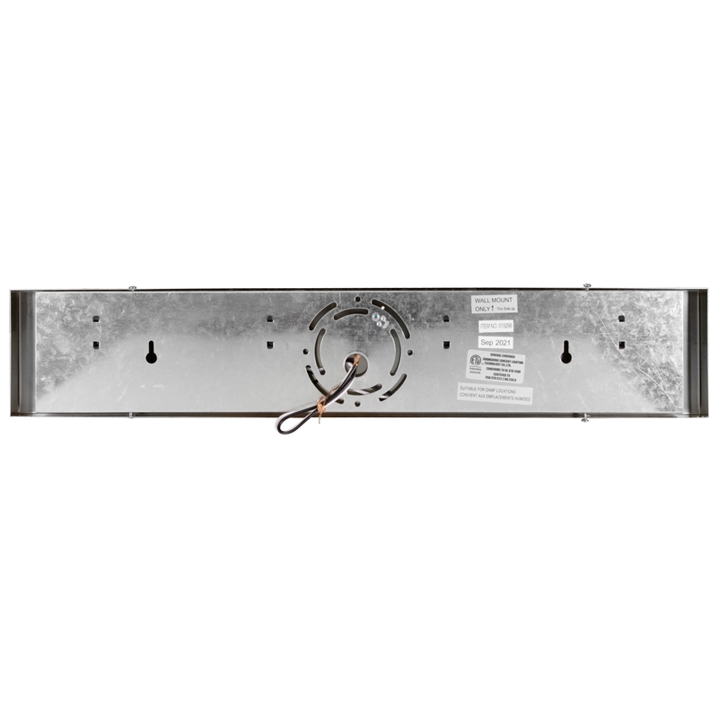 Design House Stainless Steel Vanity Light in Satin Nickel 4 Light