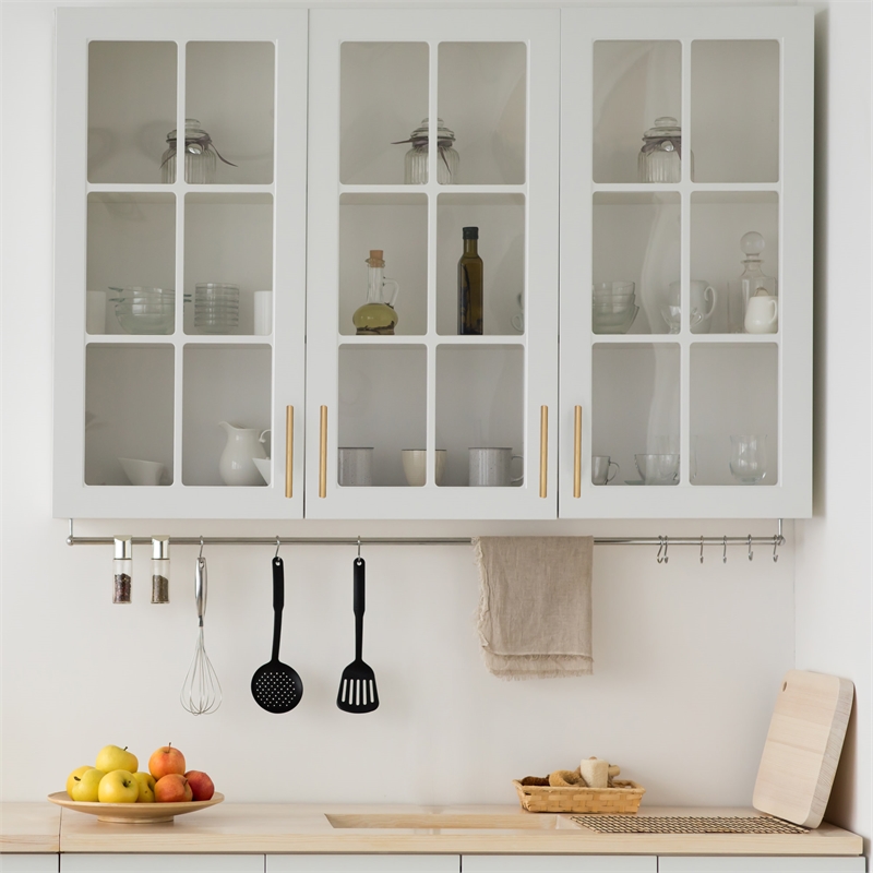 Design House Solid 3in (76 mm) Satin Gold Stainless Steel Cabinet Pulls 10 Pack