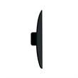 Design House Stainless Steel Strike Plate-Full Lip-Round Corner in Matte Black