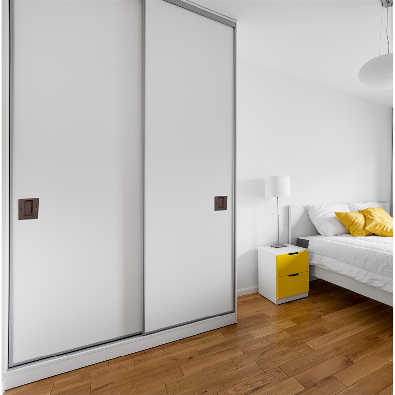 Design House Pocket Passage Brass Door Hardware in Oil Rubbed Bronze 2 Pack