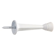 Design House Solid Rigid Cast Door Stop in White 10-Pack Stainless Steel White