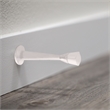 Design House Solid Rigid Cast Door Stop in White 10-Pack Stainless Steel White