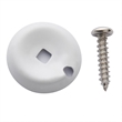 Design House Spring Door Stop in White 20Pack Metal White