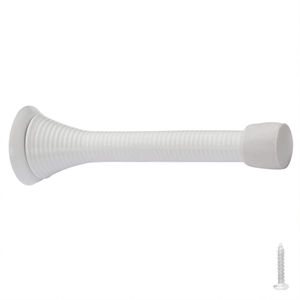 design house spring door stop in white 20pack metal white