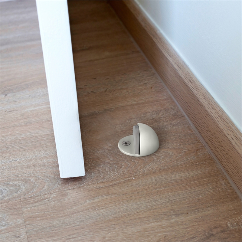 Design House Dome Door Stop in White 10-Pack Metal White