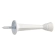 Design House Solid Rigid Cast Door Stop in White 20-Pack Stainless Steel White