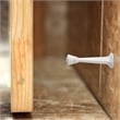 Design House Solid Rigid Cast Door Stop in White 20-Pack Stainless Steel White
