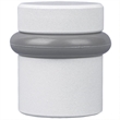 Design House Modern Cylindrical Door Stop in White 2-Pack Brass White