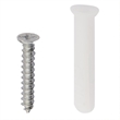 Design House Dome Door Stop in White 5-Pack Metal White