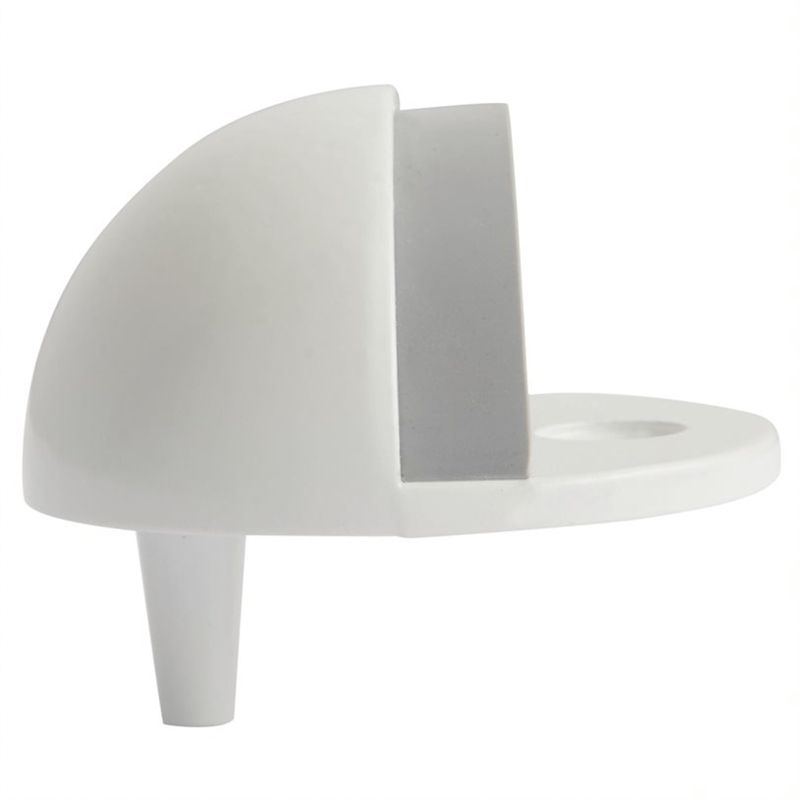Design House Dome Door Stop in White 5-Pack Metal White