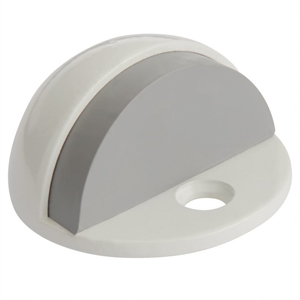 Design House Dome Door Stop in White 5-Pack Metal White