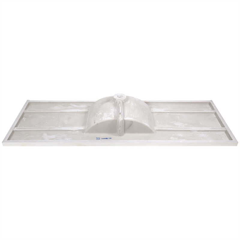 Camilla II Cultured Marble Single Bowl Vanity Top in White 61-Inch