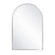 Maeve Arched Wall Mirror with Silver Frame 36 in x  24 in 2-Pack