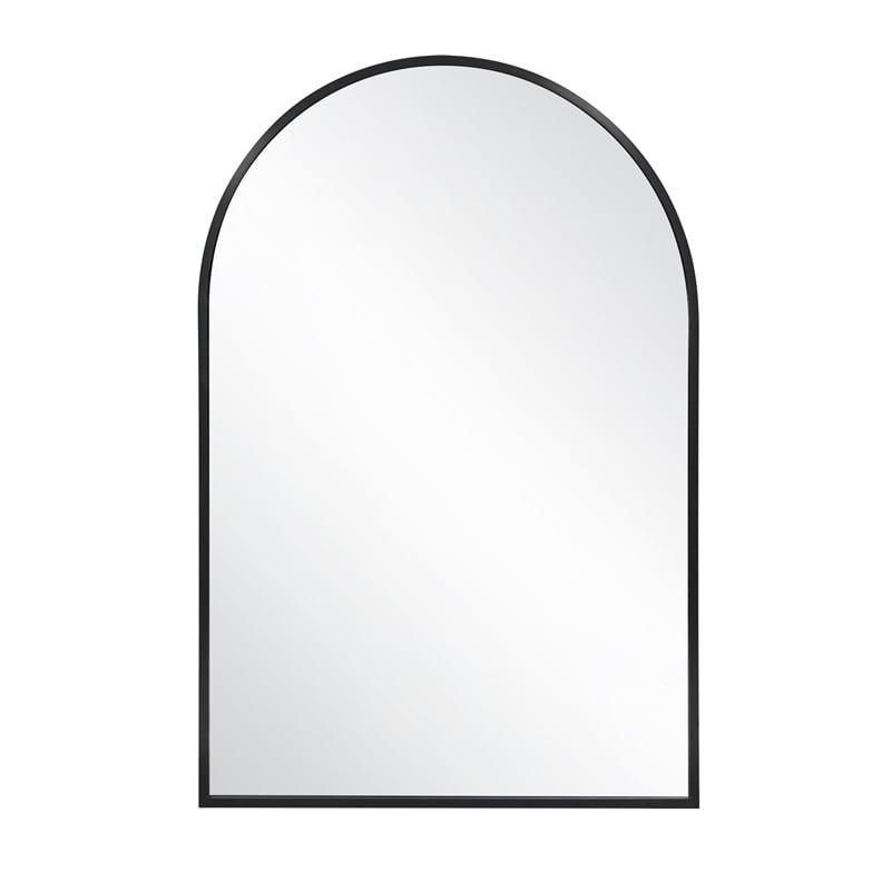 Maeve Arched Wall Mirror with Black Frame 30in x 20in 2-Pack