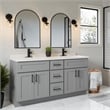 Maeve Arched Wall Mirror with Black Frame 30in x 20in 2-Pack
