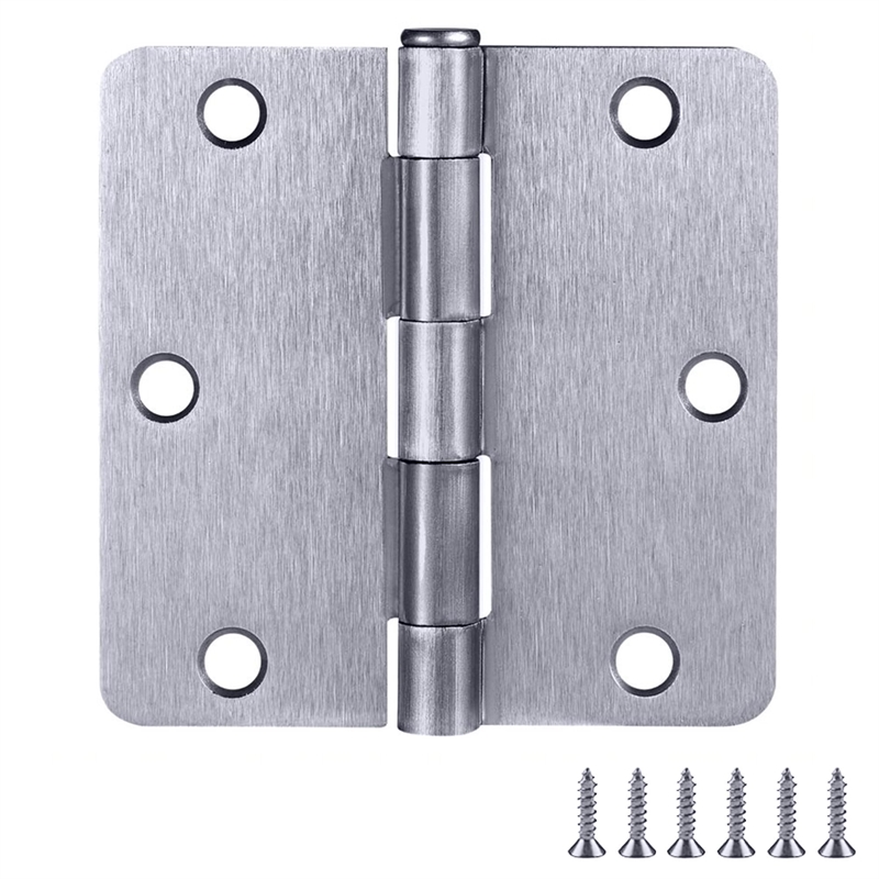 Design House Stainless Steel Door Hinge-Brushed Chrome 3.5