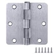 Design House Stainless Steel Door Hinge-Brushed Chrome 3.5