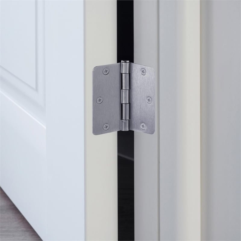Design House Stainless Steel Door Hinge-Brushed Chrome 3.5