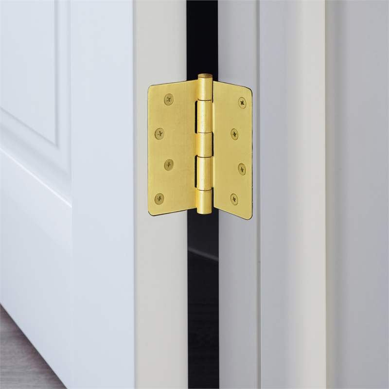 Design House Stainless Steel Door Hinge-Satin Brass 4