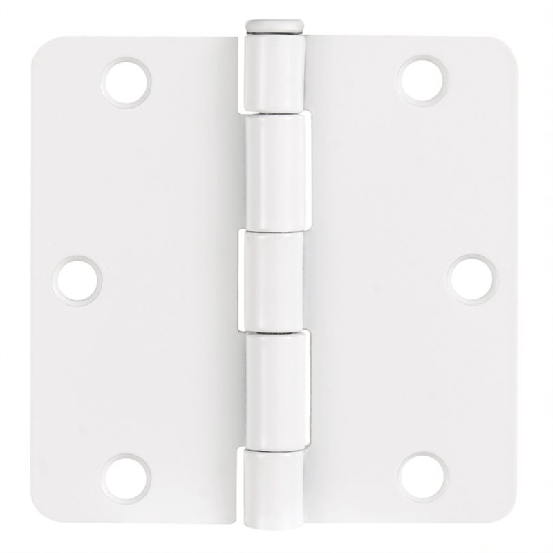 Design House Stainless Steel Door Hinge-Painted White 3.5