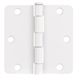 Design House Stainless Steel Door Hinge-Painted White 3.5