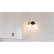 Design House Millbridge 2-Light Stainless Steel Wall Mount Sconce in Bronze