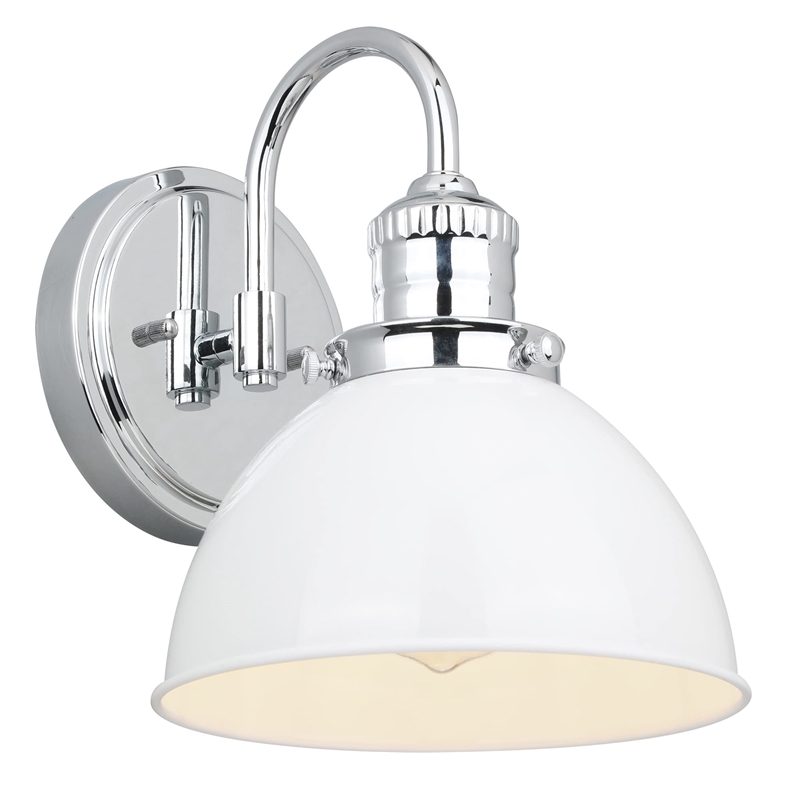 Design House Savannah Stainless Steel Wall Mount Light in Polished Chrome