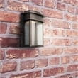Design House Fairview LED Indoor/Outdoor Stainless Steel Wall Sconce in Bronze