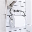 Design House Savannah Stainless Steel Toilet Paper Holder in Polished Chrome