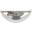 Design House Millbridge 1-Light Stainless Steel Wall Sconce in Satin Nickel