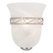 Design House Marlowe Stainless Steel Wall Sconce in Satin Nickel