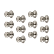 Design House Terrace 12-Pack Brass Dummy Door Knob in Satin Nickel
