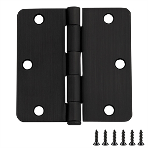Design House 3.5&quot 3-Pack Stainless Steel Door Hinge in Oil Rubbed Bronze