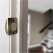 Design House Round Corner Stainless Steel Deadbolt Strike Plate in Antique Brass