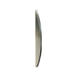Design House Round Corner Stainless Steel Deadbolt Strike Plate in Antique Brass