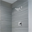 Design House Karsen II Modern Brass Shower Trim in Polished Chrome